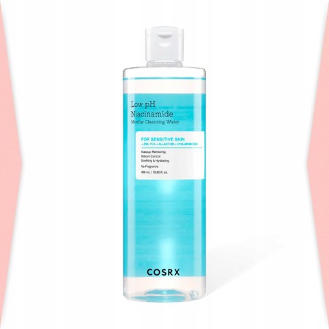 COSRX | Low pH Niacinamide Cleansing Water | Niacynamidowa Woda Micelarna na Niedoskonałości - 400ml