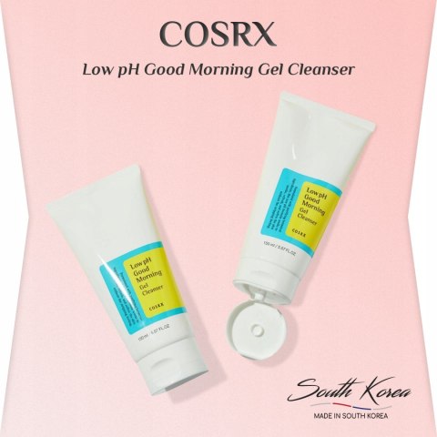 COSRX | Low pH Good Morning Gel Cleanser | Łagodny Żel do Mycia Twarzy Oczyszczanie i Równowaga Skóry - 150ml