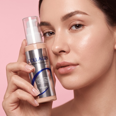 Enough | Collagen 3X Moisture Foundation SPF15 (Odcień 13C) | Koreański Podkład do Twarzy Nawilżający - 100ml