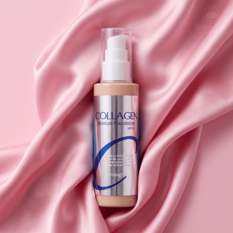 Enough | Collagen 3X Moisture Foundation SPF15 (Odcień 13C) | Koreański Podkład do Twarzy Nawilżający - 100ml
