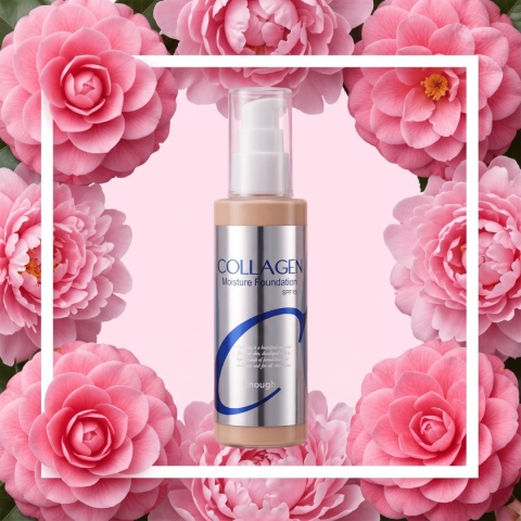 Enough | Collagen 3X Moisture Foundation SPF15 (Odcień 13C) | Koreański Podkład do Twarzy Nawilżający - 100ml