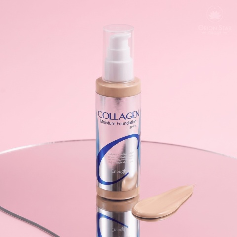 Enough | Collagen 3X Moisture Foundation SPF15 (Odcień 13C) | Koreański Podkład do Twarzy Nawilżający - 100ml