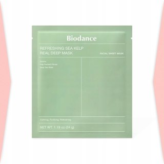 Biodance | Refreshing Sea Kelp Real Deep Mask | Koreańska Maska Odświeżająco-Nawilżająca - 1 szt