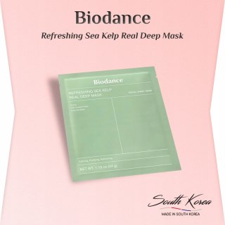 Biodance | Refreshing Sea Kelp Real Deep Mask | Koreańska Maska Odświeżająco-Nawilżająca - 1 szt