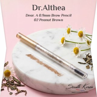 Dr Althea | Dear.A 0.9mm Brow Pencil | Precyzyjna Koreańska Kredka do Brwi - 02 Peanut Brown