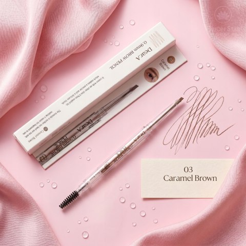 Dr Althea | Dear.A 0.9mm Brow Pencil | Precyzyjna Koreańska Kredka do Brwi - 03 Caramel Brown