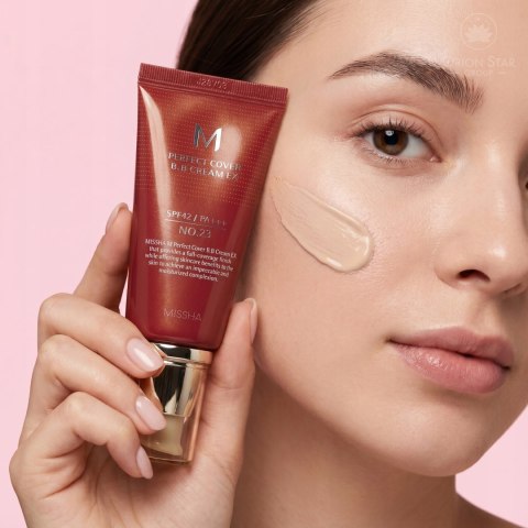 Missha | M Perfect Cover BB Cream SPF42 | Koreański Kryjący Krem BB - 23 Natural Beige 50ml