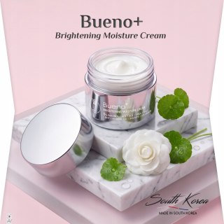 Bueno | Brightening Moisture Cream | Koreański Krem do Twarzy Rozjaśniający - 80g