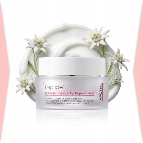 APOTHE | Peptide 11 Botulinum Tension Up Repair Cream | Koreański Krem do Twarzy Ujędrniająco-Regenerujący - 50ml