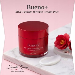Bueno | MGF Peptide Wrinkle Cream Plus | Koreański Krem Przeciwzmarszczkowy do Twarzy - 50g