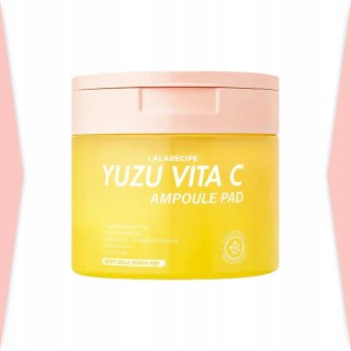LalaRecipe | Yuzu Vita C Ampoule Pad | Koreańskie Płatki Rozjaśniające do Twarzy - 150ml