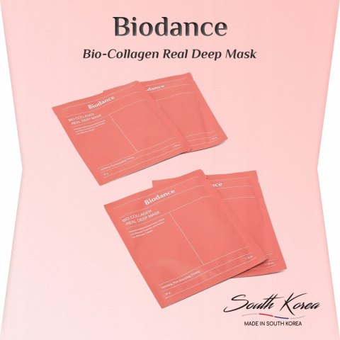 Biodance | Bio-Collagen Real Deep Mask | Koreańska Maska Kolagenowa Ujędrniająca - 1 szt