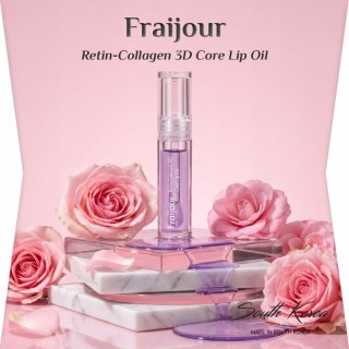 Fraijour | Retin-Collagen 3D Core Lip Oil | Koreański Wygładzający Olejek do Ust - 3,5ml