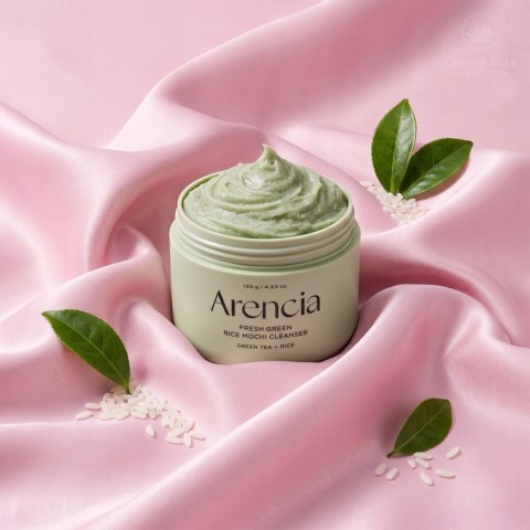 ARENCIA | Fresh Green Rice Mochi Cleanser | Koreańska Pasta Oczyszczająca do Twarzy - 120g