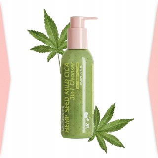 LalaRecipe | Hemp Seed Mild Cica 3in1 Cleanser | Żel Oczyszczający do Twarzy 3w1 z Cica - 200ml