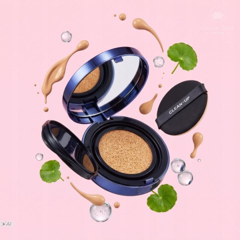 CUSKIN | Clean Up Skinfit Cushion #23 Natural Beige | Koreański Podkład Cushion SPF50+ - 15g + 15g