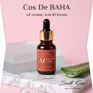 Cos De BAHA | AZ Azelaic Acid 10 Serum | Koreańskie Serum do Twarzy z Kwasem Azelaingowym - 30ml