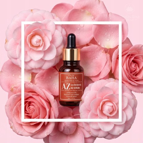 Cos De BAHA | AZ Azelaic Acid 10 Serum | Koreańskie Serum do Twarzy z Kwasem Azelaingowym - 30ml