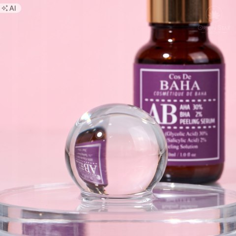 Cos De BAHA | AB AHA/BHA | Koreańskie Serum Złuszczające do Twarzy z Kwasami - 30ml