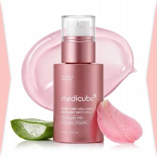 Medicube | PDRN Pink Exsome Shot Serum 2000 | Koreańskie Serum Regenerujące do Twarzy - 30ml