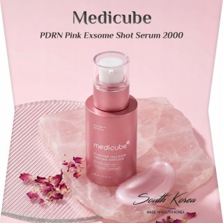Medicube | PDRN Pink Exsome Shot Serum 2000 | Koreańskie Serum Regenerujące do Twarzy - 30ml