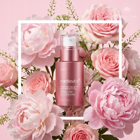 Medicube | PDRN Pink Exsome Shot Serum 2000 | Koreańskie Serum Regenerujące do Twarzy - 30ml