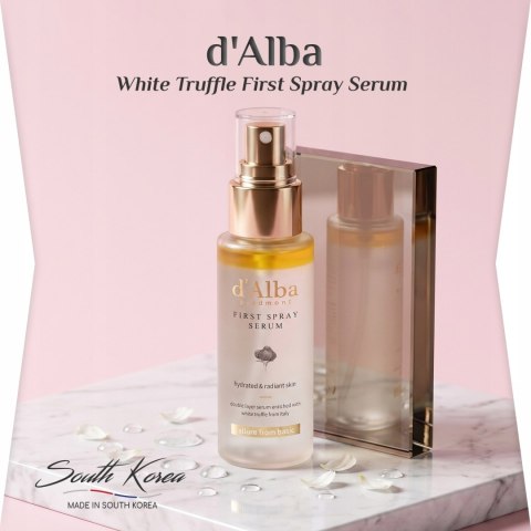 d'Alba | White Truffle First Spray Serum | Koreańskie Serum w Sprayu do Twarzy - 50ml