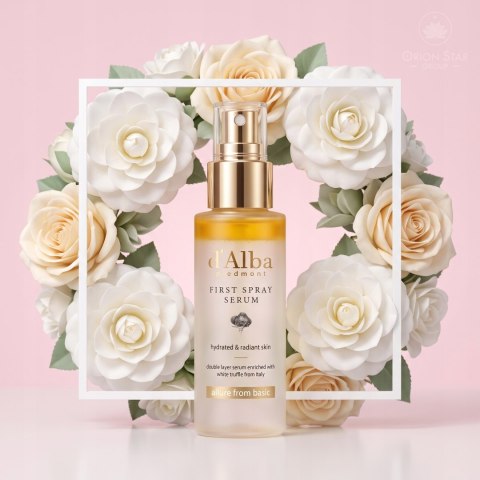 d'Alba | White Truffle First Spray Serum | Koreańskie Serum w Sprayu do Twarzy - 50ml
