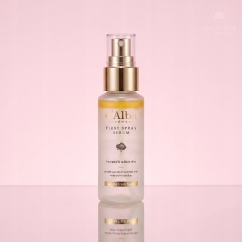 d'Alba | White Truffle First Spray Serum | Koreańskie Serum w Sprayu do Twarzy - 50ml