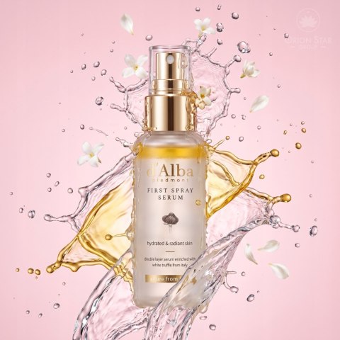d'Alba | White Truffle First Spray Serum | Koreańskie Serum w Sprayu do Twarzy - 50ml