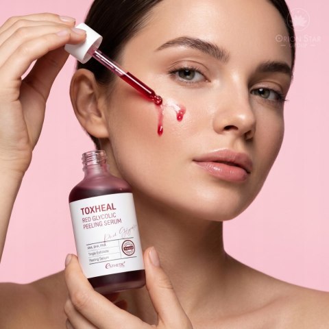 Esthetic House | Toxheal Red Glycolic Peeling Serum | Koreańskie Serum Peelingujące z AHA - 100ml