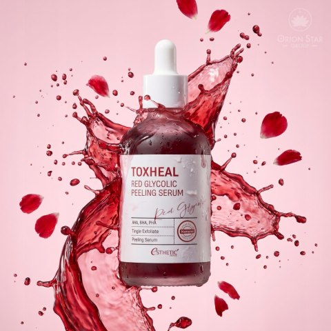 Esthetic House | Toxheal Red Glycolic Peeling Serum | Koreańskie Serum Peelingujące z AHA - 100ml