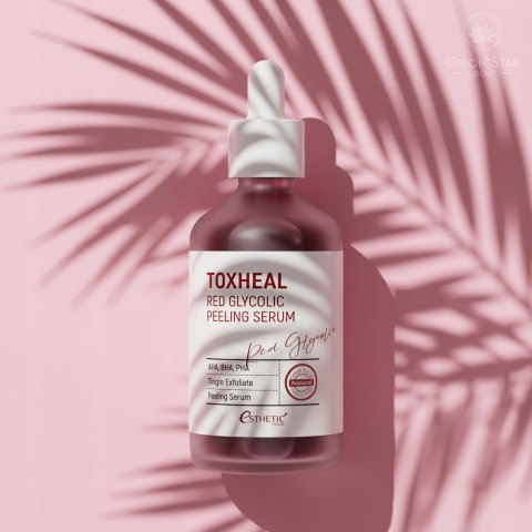 Esthetic House | Toxheal Red Glycolic Peeling Serum | Koreańskie Serum Peelingujące z AHA - 100ml