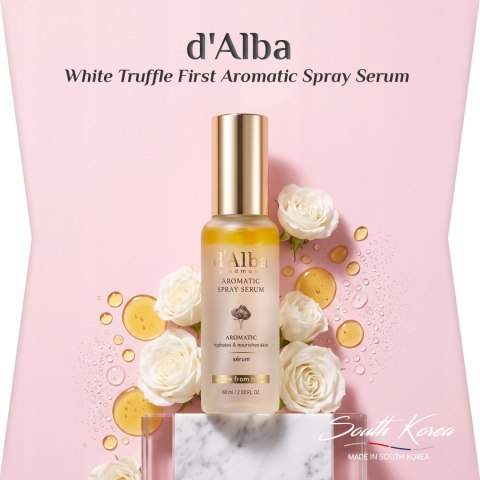 d'Alba | White Truffle First Aromatic Spray Serum | Koreańskie Serum w Sprayu do Twarzy - 60ml