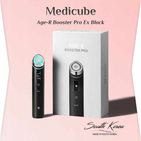 Medicube | Age-R Booster Pro Ex Black | Koreański Masażer Liftingujący do Twarzy 6w1 - 1 szt