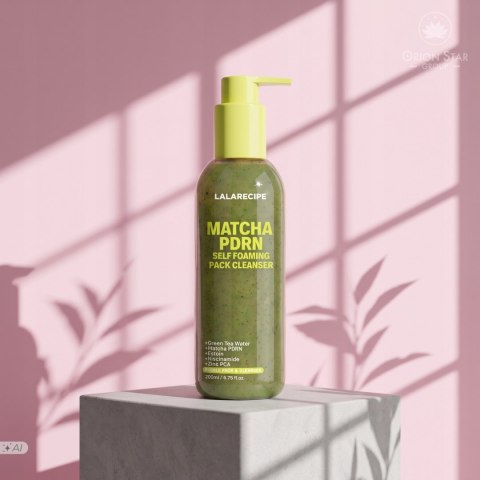 LalaRecipe | Matcha PDRN 3in1 Pack Cleanser | Koreańska Pianka Oczyszczająca do Twarzy - 200ml